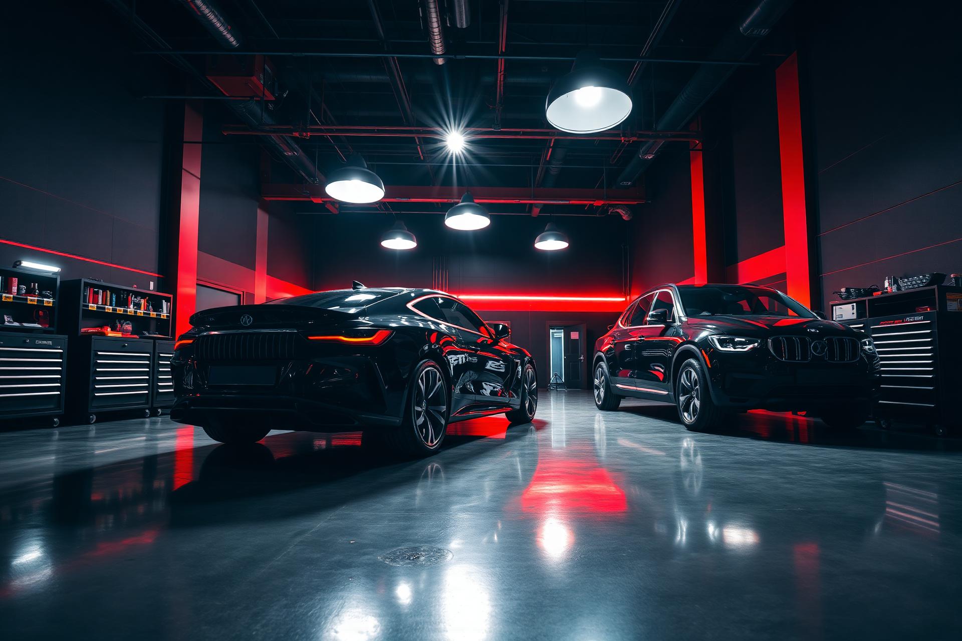 Prevento Auto Collision workshop interior in Houston